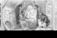 La nascita del Bambino Gesù nelle sacre immaginette che le nonne fasanesi donavano, la notte di Natale, ai loro nipotini.